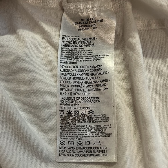 Nike Jordan size 13–15, pink & white cotton T-shirt - Picture 5 of 5